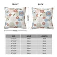 thumbnail image 4 of YFYANG Square Decorative Throw Pillow Case (Without Pillow Insert), Geometric Floral Patterns Bedroom Sofa Car Cushion Cover, 18"x18", 4 of 9