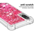 thumbnail image 4 of case for Samsung Galaxy A02 Case for Girls Women, Fashion Shiny Creativity Quicksand Flowing Liquid Floating Soft TPU Cover Glitter Cute Bling Clear Protective Case for Samsung Galaxy M02 RLS Red, 4 of 7