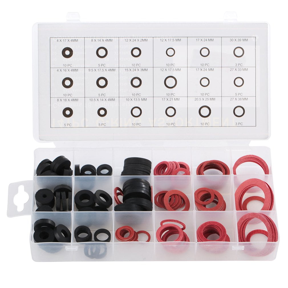 Rubber Flat Faucet Washers 24 Pc 