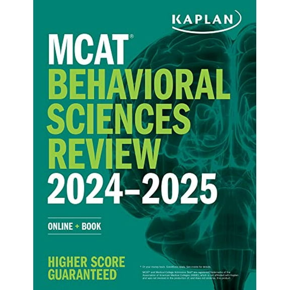 Pre-Owned MCAT Behavioral Sciences Review 2024-2025: Online   Book (Kaplan Test Prep), 9781506286563, 1506286569, Paperback,