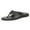 Black, variant on Women Simple Slide Flip Flops Thong Sandals T-Strap Flat Slip On Slippers Casual Comfort Vacation Summer Day Outfit Shoes Size 5 Black