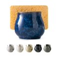 thumbnail image 1 of Soporte de esponja de cerámica Zoeeker para fregadero de cocina, porcelana azul, 1 of 7