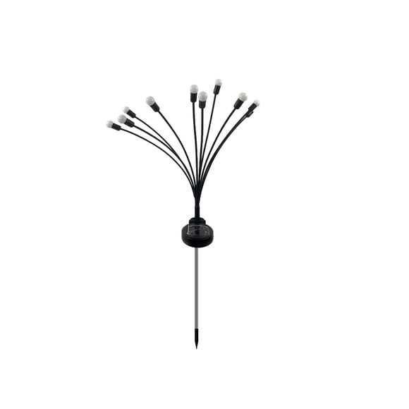 Advancent Luz de paisaje con carga Solar, lámparas de noche ABS, iluminación decorativa de varios cabezales de bajo voltaje, decoración de patio y Iluminación y accesorios 10 cabezas/luz cálida Advancent HA065391-05B