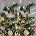 thumbnail image 3 of HIAKDOFT 18Pcs Miniature Nutcracker Ornaments Assorted Color 3.7X1.2in Wooden Soldier for Home Decor, 3 of 8