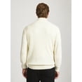 thumbnail image 3 of Chaps Men’s and Big Men’s Textured Quarter Zip Sweater, Sizes S-2XL, 3 of 6
