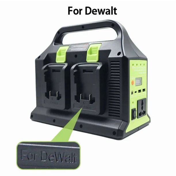 Foco de Trabajo con Luz LED Inversora de 110V para de*walt Batería de Litio de 20V 300W