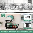 thumbnail image 3 of Durable 3-Tier Kitchen Storage Rack - Multi-Purpose with Quick Drain System | Knife/Fork & Cutting Board Holder | Fashionable Metal Frame for Plates, Bowls & Cutlery, 3 of 10