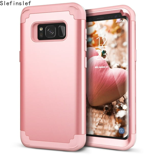 Fundas de teléfono para Samsung Galaxy S8, S9, S10 Plus, S10E, Note 8, Note 9, armadura híbrida a prueba de golpes, funda de goma resistente, cubierta de cuerpo completo Fivean unisex