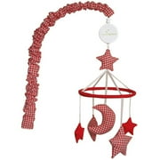 Seed Sprout Stars and Moon Mobile - Red