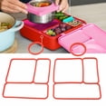 thumbnail image 1 of 2 Pack Silicone Lunch Box Gasket Replacement Set, Lunch Box Seal For OmieBox with Airtight Food Container Gasket Replacement Part For Kids  Lunch Box, 1 of 7