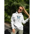 thumbnail image 2 of Butterfyl Styles Hoodie Women -Smartprints Designs, Female 4X-Large, 2 of 4