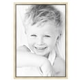 thumbnail image 2 of ArtToFrames 29" x 42" Silver with Black Lip Picture Frame, 29x42 inch Multi Wood Poster Frame (WOM-5193),  Pack, 2 of 7