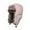 Pink, variant on Unisex Sport Style Solid Winter Outdoor Cycling Windproof Ear Shield Winter Hats For Men Causal Style Cap Grey