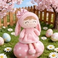thumbnail image 5 of Gloveleya Soft Pink Rabbit Doll Baby Girl Gifts Long Ear Bunny Costume Plush Dolls Plush Figure Toy 12 inches, 5 of 23
