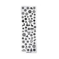 thumbnail image 4 of Xihbxyly Plantilla de Impresión para Uñas Navideñas con Diseño de Copos de Nieve, Placa de Acero Inoxidable para Estampar Uñas, Patrones de Degradado Diy, Herramienta para Decorar Uñas, Perfecta para, 4 of 4