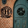 thumbnail image 4 of OVINYER Metal Wrought Lettering Patio Front Door Wall Decoration Crafts Window Decoration, 4 of 4