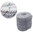 thumbnail image 6 of 3/8 Inch x 200 Feet Double Braid Polyester Rope 4800 Lbs Great Breaking Strength Pulling Rope for Planting Trees Camping Swings, 6 of 7