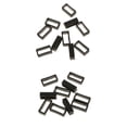 thumbnail image 1 of Retenedor de correa de reloj Zulema silicona negra 20pcs, 1 of 8