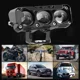 thumbnail image 2 of Par Faros Auxiliares Lupa Led Focos Luz 240w Para Coche Moto, 2 of 8