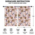 thumbnail image 2 of Blackout Kids Curtains,Pink Baseball Gear Pattern Childrens Insulated Curtains Set Of 2,Bedroom Essentials,Toddler Room Decor 42"x63", 2 of 5