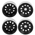 thumbnail image 4 of Piezas de coche de cubo de Metal Universal de simulación de cubo de rueda Beadlock 4 Uds para TRX4 para 90046 para SCX10 para coche de escalada CC01, 4 of 8