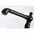 thumbnail image 3 of Kingston Brass KS7275PXBS English Country 8-Inch Bridge Kitchen Faucet with Sprayer, Oil Rubbed Bronze, 3 of 9