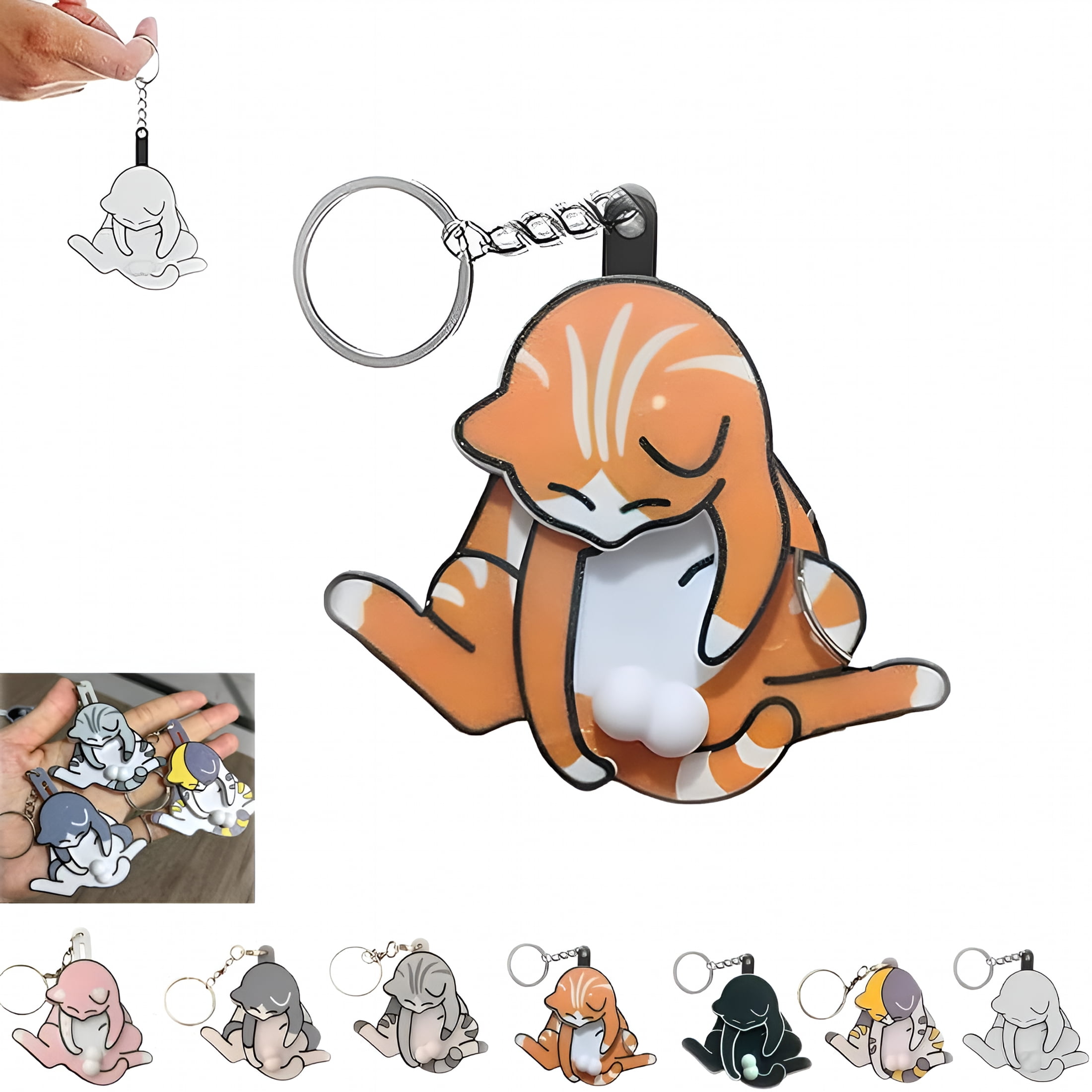 Fuggler Alley Cat KeyRing 5 Inch Plush Collectible by ZURU Funny