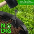 thumbnail image 5 of PUCACHI 60FT No-Dig Landscape Edging Kit | Heavy-Duty 2in Tall Black Plastic Garden Border with 72 Anchoring Spikes | UV-Resistant, Eco-Friendly Lawn Edging for Flower Beds, Yards & Pathways, 5 of 9