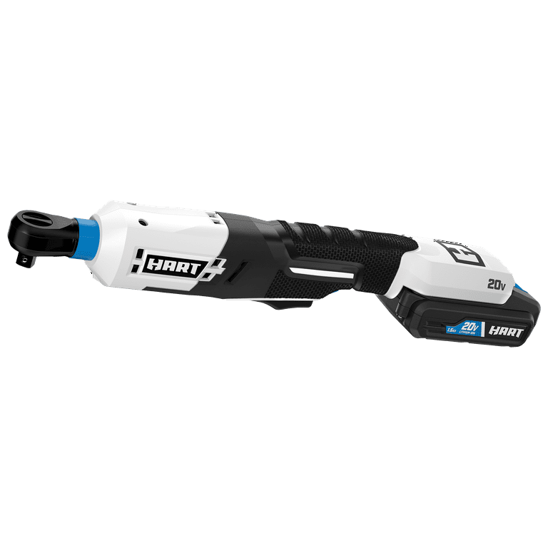 HART 20 Volt Cordless Electric Power Tools Set 1 4 inch Ratchet Kit with 1.5Ah Lithium Ion Battery Walmart