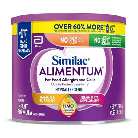Similac Alimentum With 2'-FL HMO, Baby Formula Powder, 19.8-oz Value Can