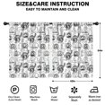 thumbnail image 2 of Blackout Kids Curtains,Halloween Doodle Icons Pattern Childrens Insulated Curtains Set Of 2,Bedroom Essentials,Toddler Room Decor 42"x54", 2 of 5