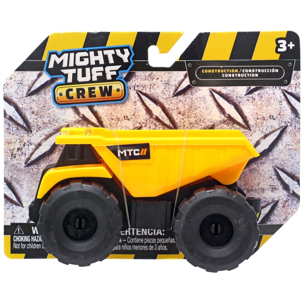 Mighty Tuff Crew Construction Dump Truck Plastic Vehicle - Walmart.com