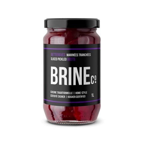 Brine Sliced Pickled Beets 1L Jar, Jar 1L