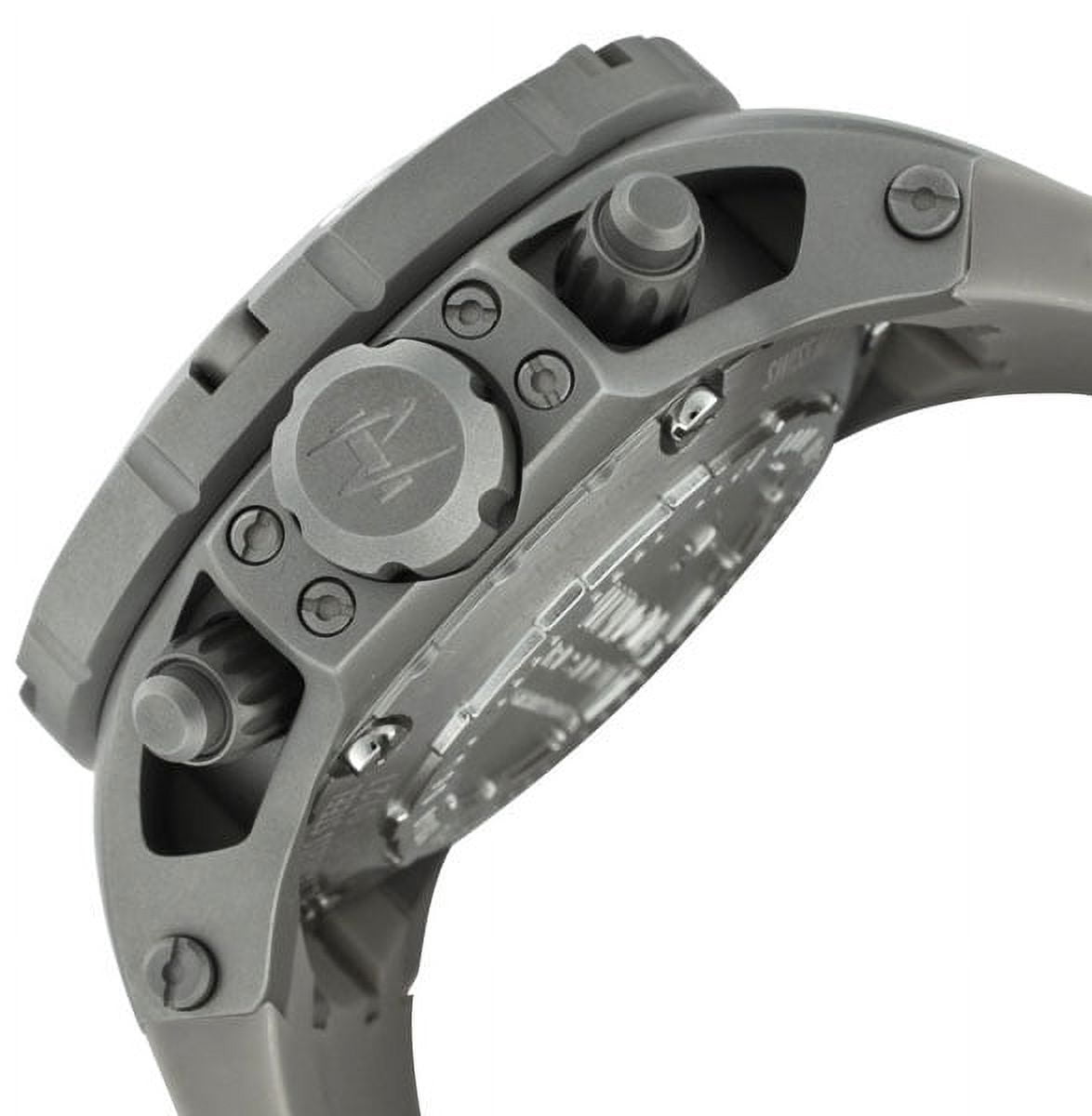 Invicta Men's 0921 Reserve Specialty Grey IP Rubber Strap Chronograph Watch