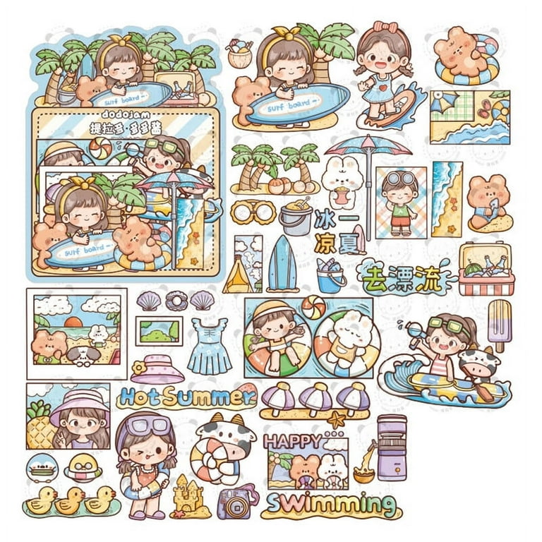 Buy Cartoon Sticker Book Kawaii Stickers Scrapbook Supplies