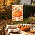 thumbnail image 5 of DefiDgd 12x18inch Bow Pumpkin Pattern Garden Flag,Double Sided Fall Yard Banner Decorative Flag for Thanksgiving Lawn Porch Patio Outdoor Garden Holiday Home Decoration(C), 5 of 6