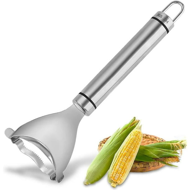Corn Stripper Peeler, Corn Kernel Cutter, Corn Thresher, Corn Cob Remover Tool With Stainless