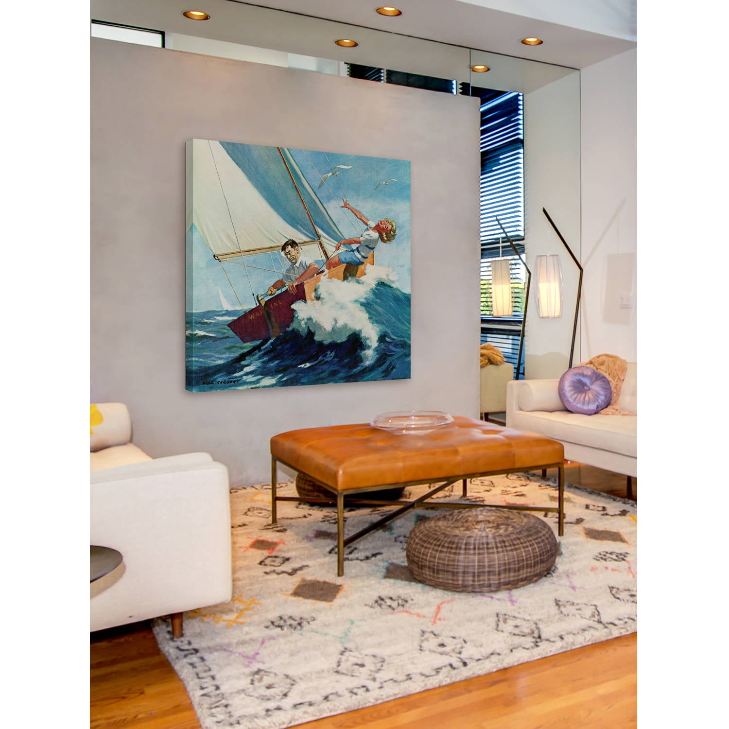 "Free as a Bird" Painting Print on Wrapped Canvas