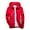 Red, variant on Herrnalise Men Casual Long Sleeve Pocket Hooded Reflective Coat Loose Solid Zipper Medium And Long Tops Hooded Sweatshirts Blouse Blue