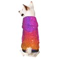 thumbnail image 1 of Fotbe Holiday Shiny Sudadera con Estampado para Perros Pequeños – Suéter con Capucha para Mascotas, Tela Suave de Forro Polar con Bolsillo-Medium, 1 of 7
