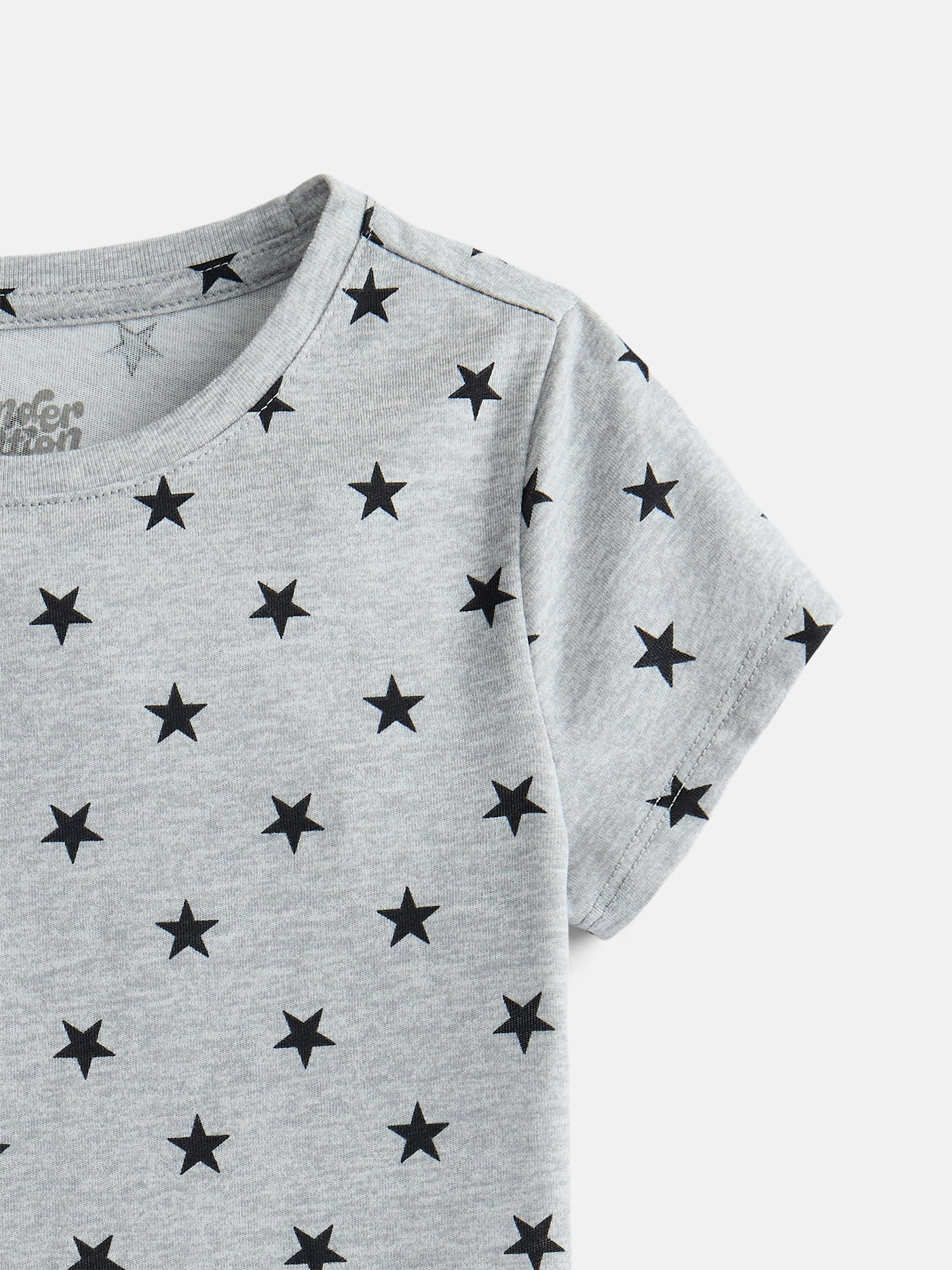 Wonder Nation Girls Kid Tough Tee with Short Sleeves, Sizes 4-18 & Plus