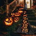 thumbnail image 5 of Hvmvliv Spooky Witch Halloween Decorations 3ft Halloween Witch Decoration Witch Lights for Courtyard Party Garden Suitable for Indoor Outdoor Halloween Decoration Black, 5 of 9