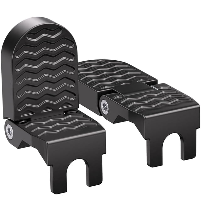 Pedales traseros TOBWOLF con ranura en U de 15 mm de aluminio para bicicleta eléctrica, bicicleta
