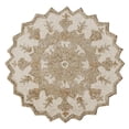 thumbnail image 1 of LR Resources BROSE21706BEI30RD 3 ft. Mojave Medallion Transitional Round & Specialty Area Rug, 1 of 1