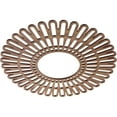 thumbnail image 2 of Ekena Millwork 20"OD x 7 1/2"ID x 3/8"T Cornelius Wood Fretwork Pierced Ceiling Medallion, Walnut, 2 of 3