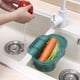 thumbnail image 4 of Fiudx Ofertas flash Artículos en oferta Filtro Gotas De Agua Cesta Multiusos Práctico Organizador Colgante Contenedor Estuche De Almacenamiento para Sobras Hogar Sala De Estar Fruta Pantalla De Filtr, 4 of 7