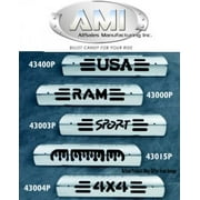 ALL SALES 5102P 08-10 F250 SUPERDUTY VENT GRILLES PAIR -POLISHED