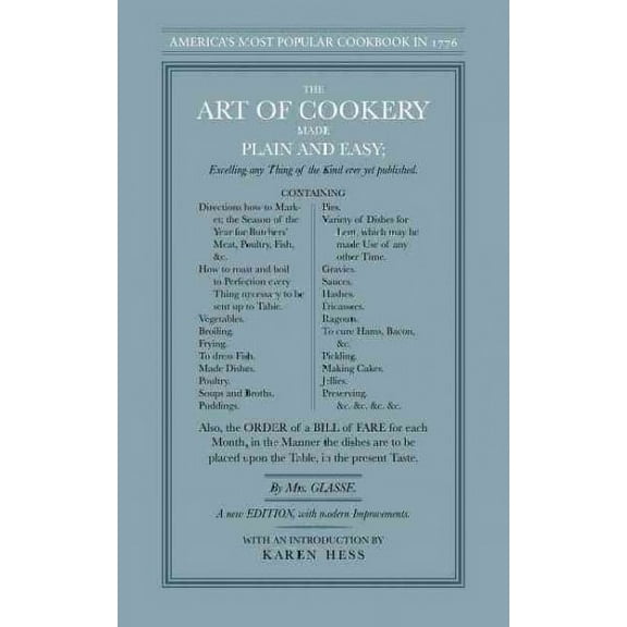 Applewood Books: Art of Cookery Made Plain and Easy (Paperback)