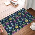 thumbnail image 4 of Daiia Monster Pizza Front Door Mat, Heavy Duty Durable Welcome Mat for Outdoor Indoor, Dirt Trapper Waterproof Super Absorbent Door Mat, 16" x 24", 4 of 7