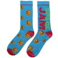 thumbnail image 2 of Space Jam Basketball Casual Crew Socks for Men, 2 of 3